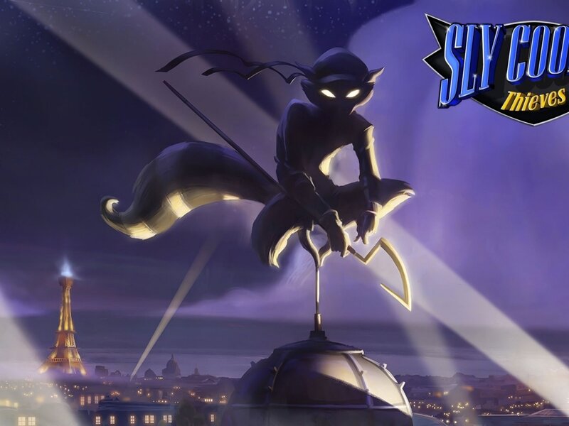 Silhouette Thief on Rooftop