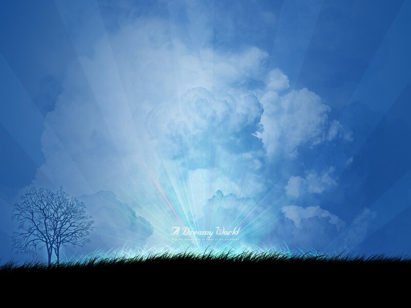 Silhouette Tree and Clouds