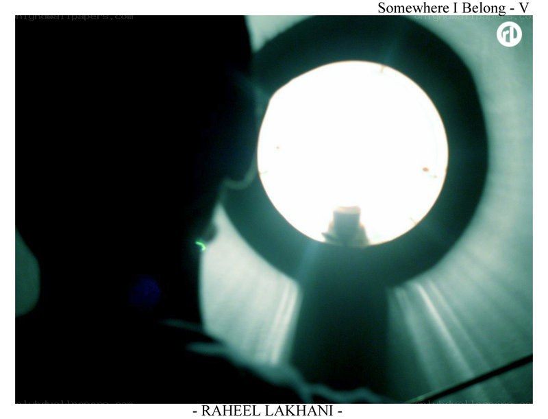 Silhouette viewing bright light