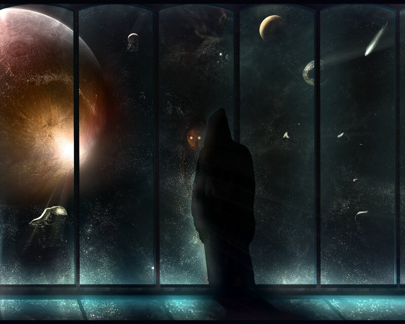 Silhouette viewing space