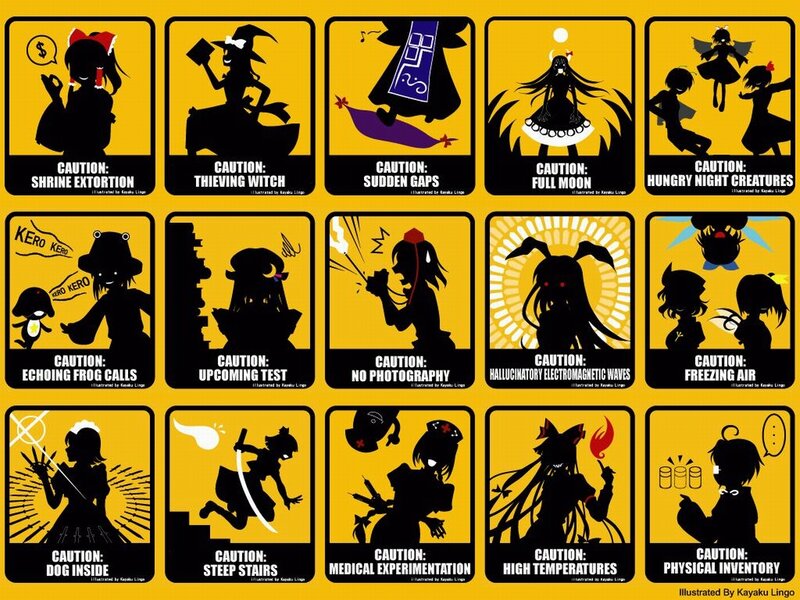 Silhouette Warning Signs