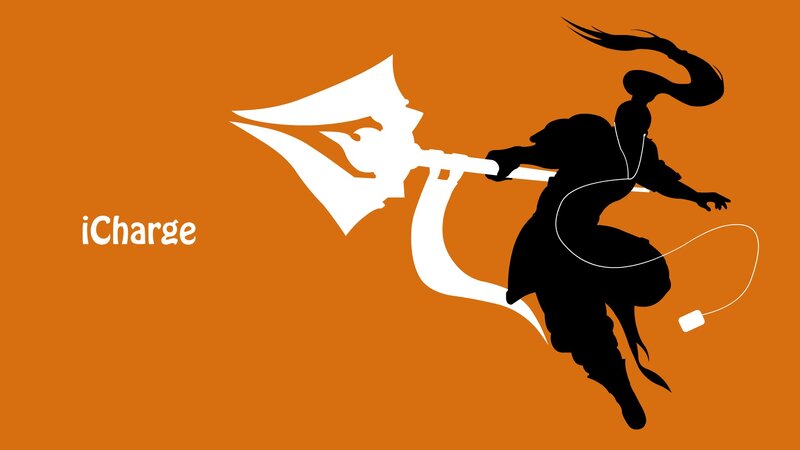 Silhouette Warrior with Axe