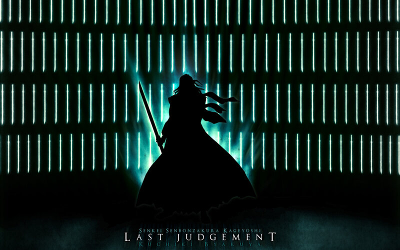 Silhouette warrior with sword