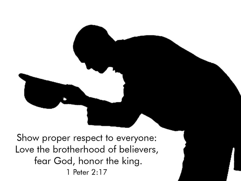 silhouette with bible verse