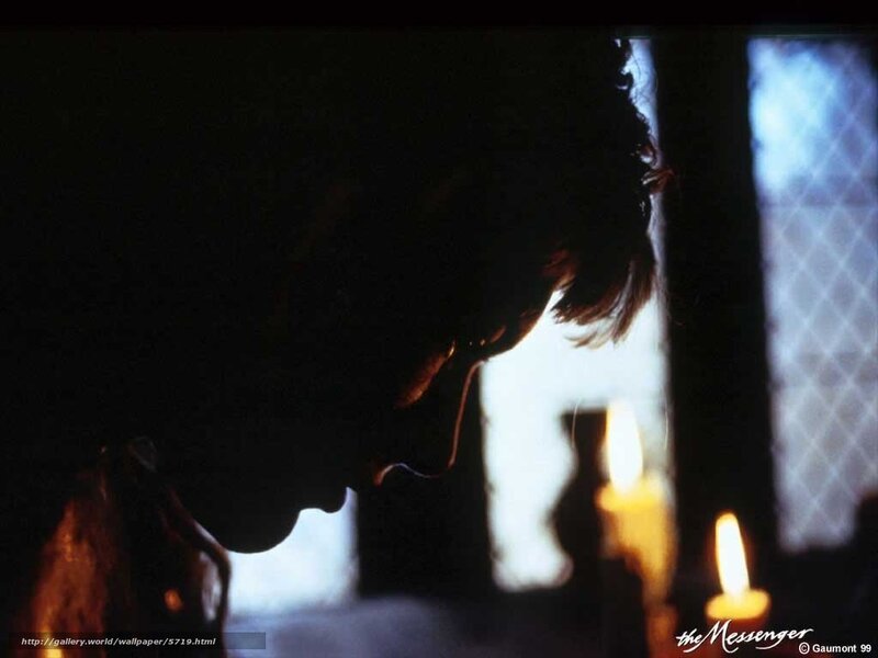 silhouette with candles