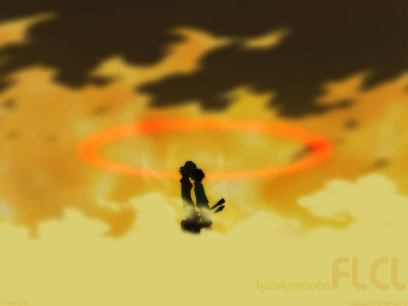 silhouette with glowing ring