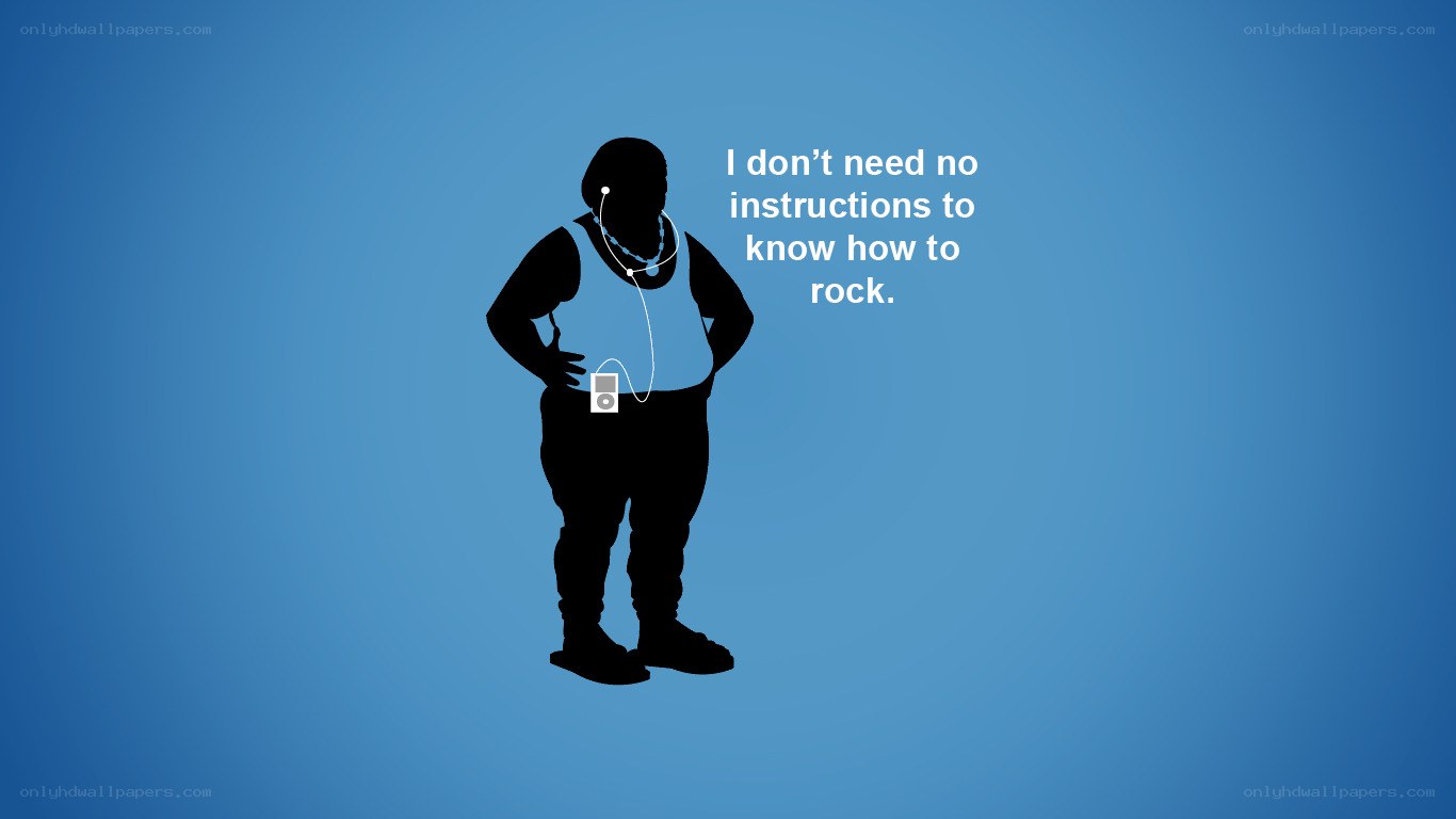 silhouette with music player