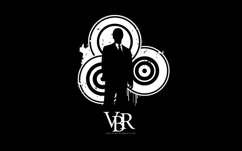 silhouette with target design