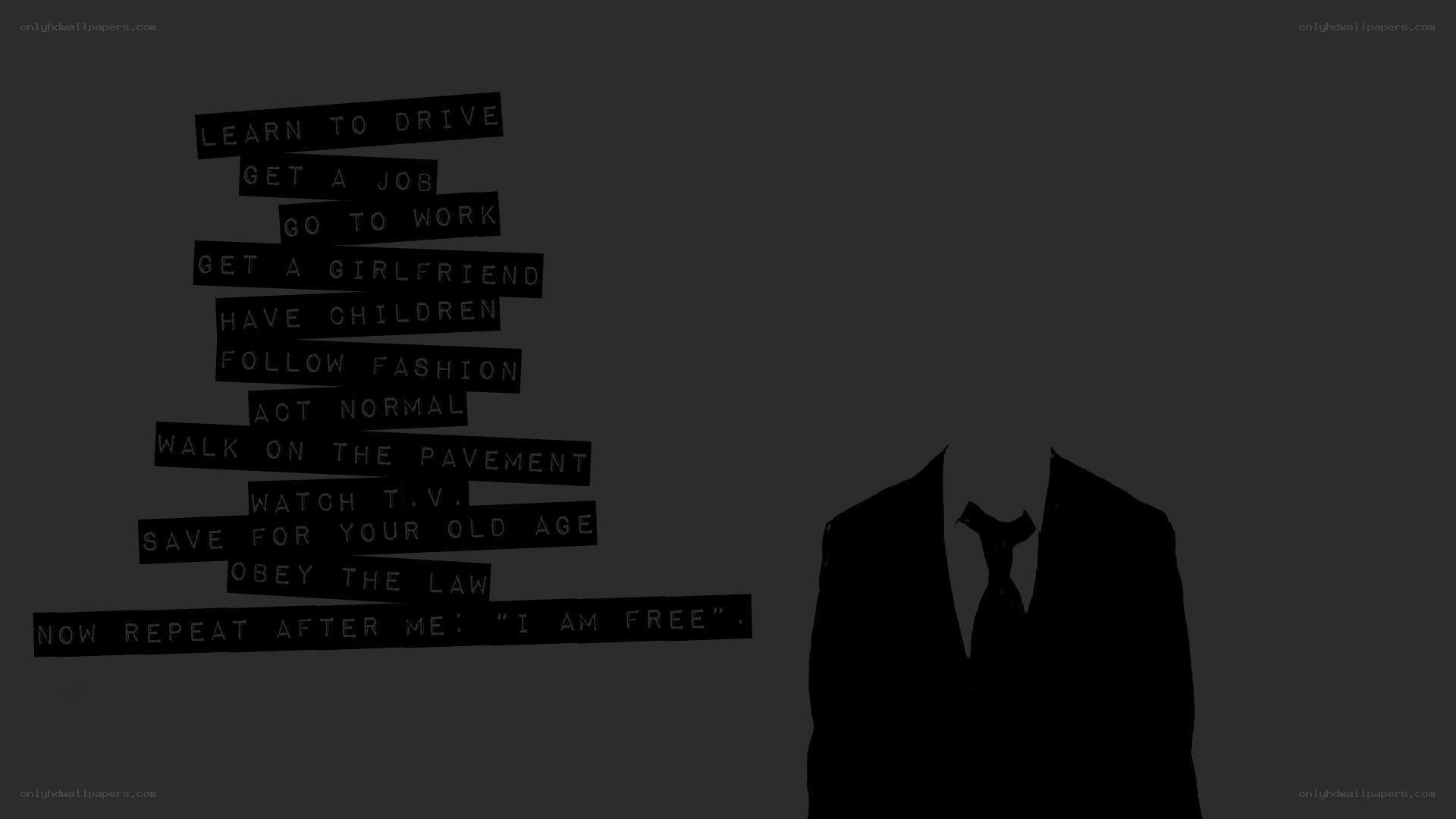 silhouette with text list