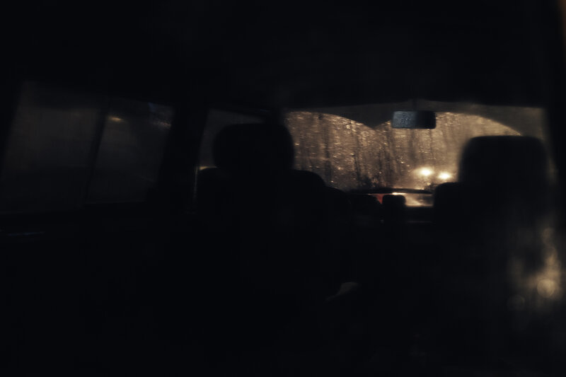 Silhouetted Car Seats