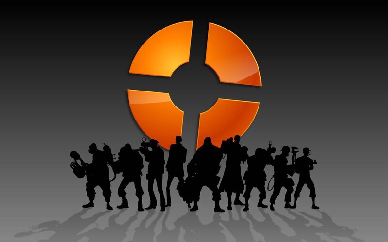 Silhouetted Characters — Black, Dramatic, Digital Art, Logo