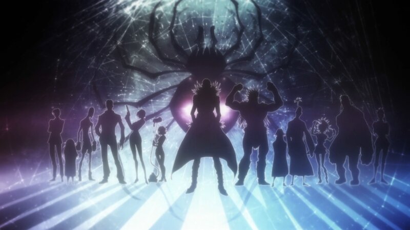 Silhouetted Characters — Black, Dramatic, Night, Anime