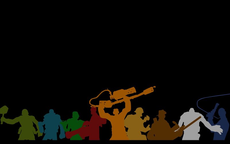 Silhouetted Characters — Black, Dramatic, Vector Art