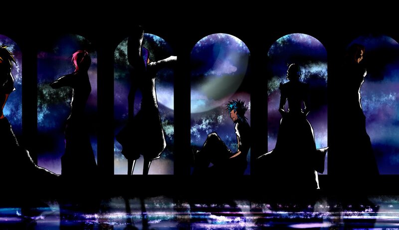 Silhouetted Characters — Black