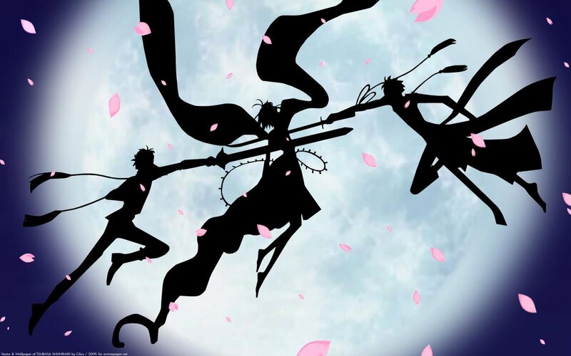 Silhouetted Characters Fighting — Black, Dramatic