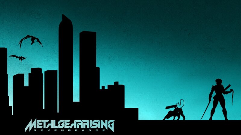 Silhouetted Characters in City — Teal