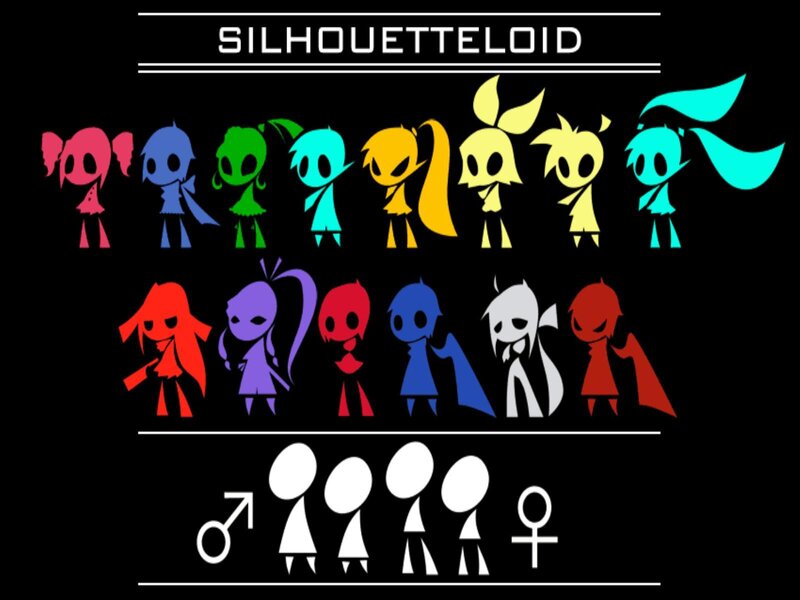 Silhouetted Characters