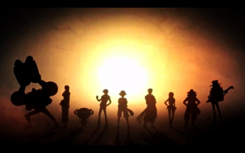 Silhouetted Characters — Yellow