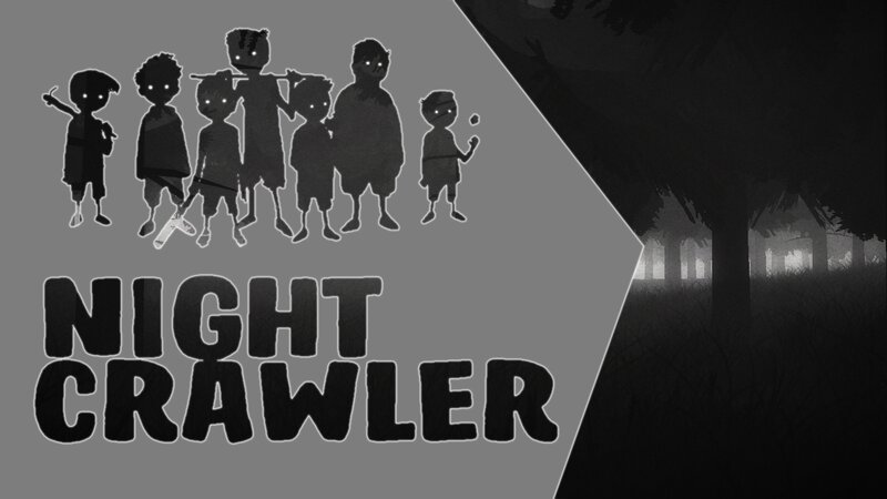 Silhouetted Children Group