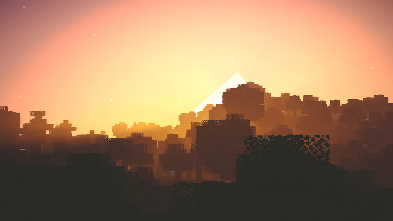 Silhouetted Cityscape — Orange, Serene