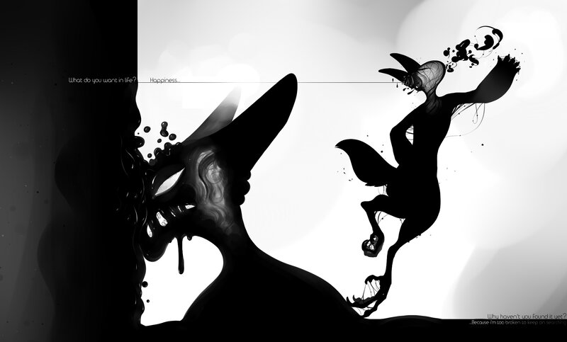 Silhouetted Creature