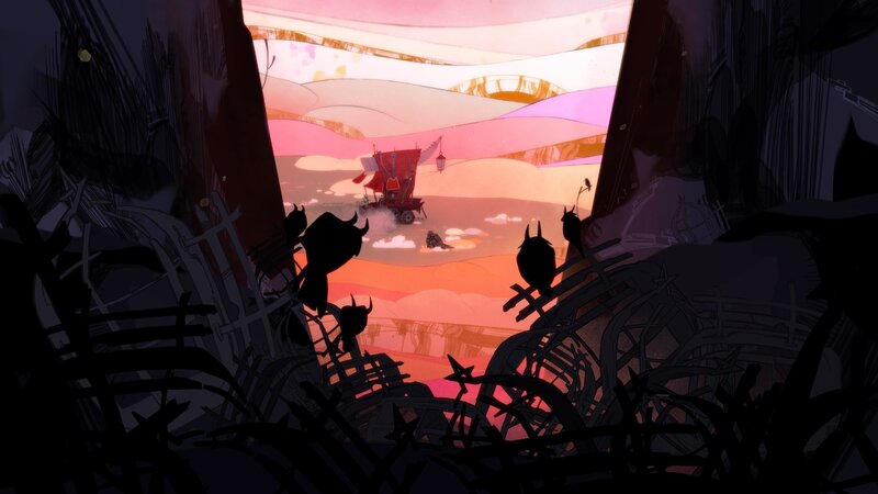 Silhouetted Creatures Watching