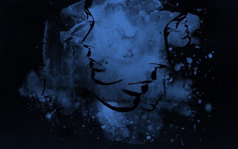 Silhouetted Faces