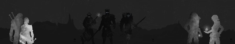 Silhouetted Fantasy Characters