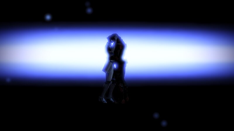 silhouetted figures embracing