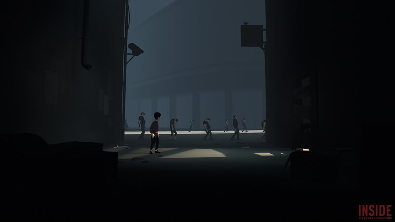 Silhouetted Figures in Alley — Black, Dramatic