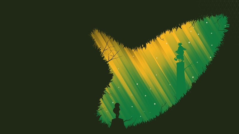 Silhouetted Figures in Cave