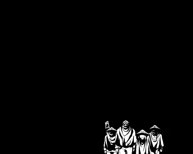 silhouetted figures in dark