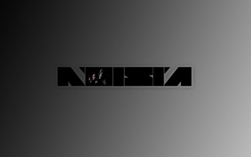 Silhouetted Figures in Logo