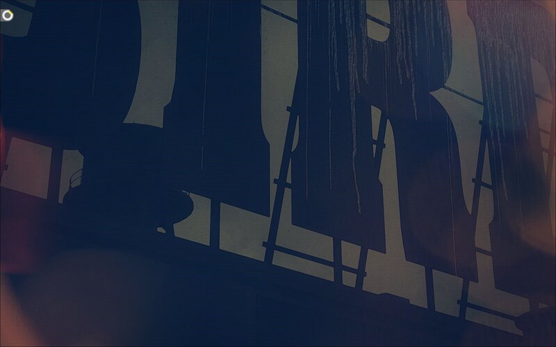 silhouetted figures on scaffolding