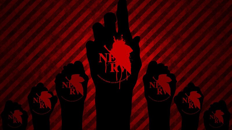 Silhouetted Hands with Blood