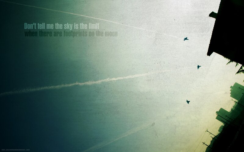 Silhouetted Jets in Sky