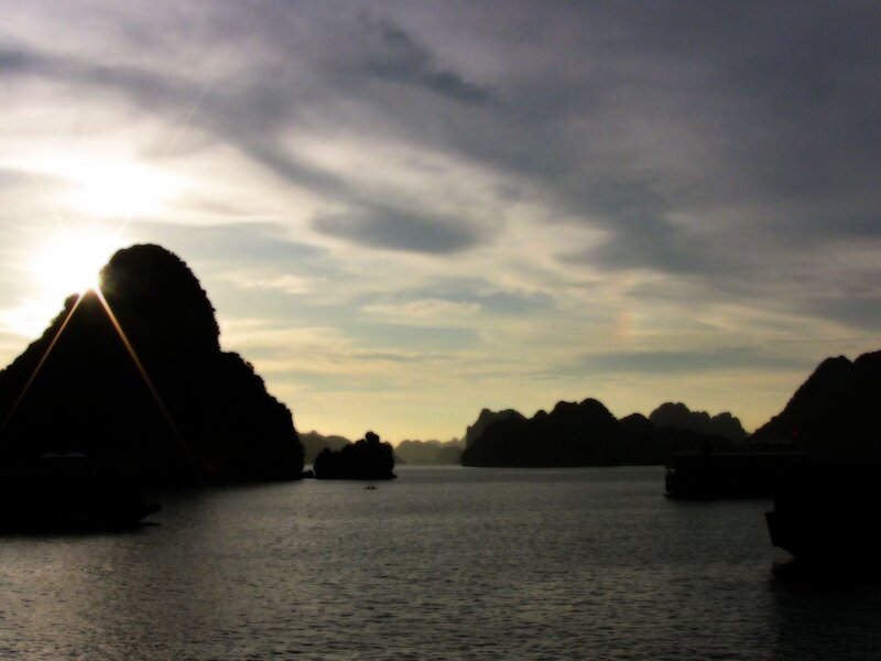 Silhouetted Karst Islands — Black