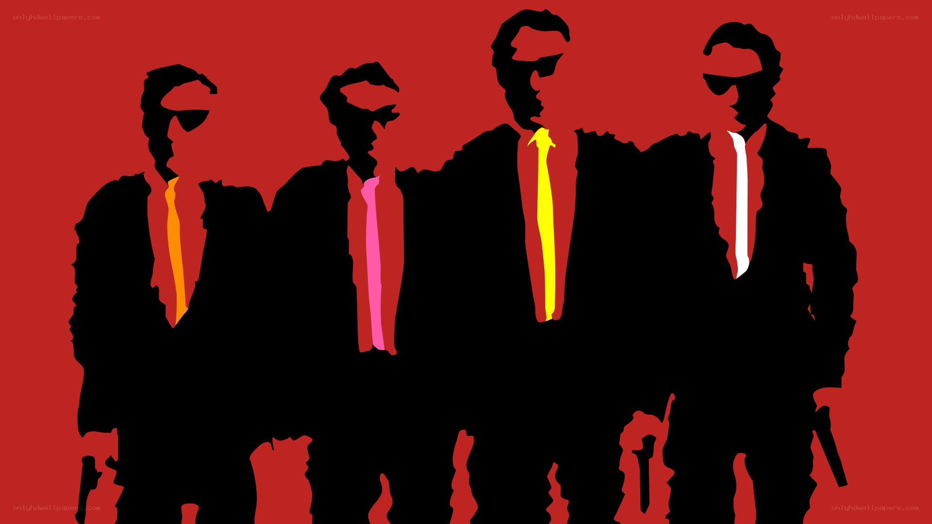 silhouetted men in suits