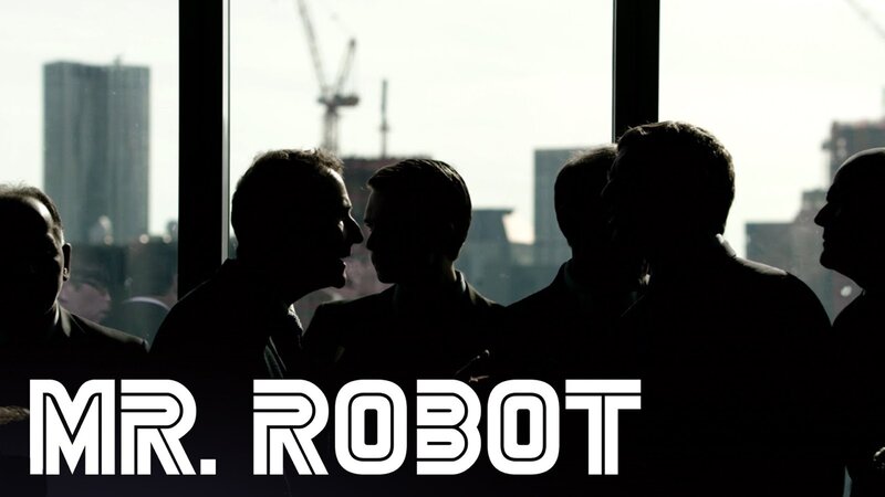 Silhouetted Men in Suits — Black, Dramatic