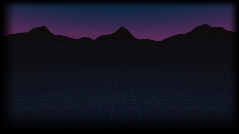 Silhouetted Mountains — Purple, Dramatic, Night