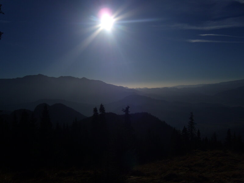 Silhouetted Mountains