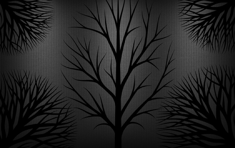 Silhouetted Trees