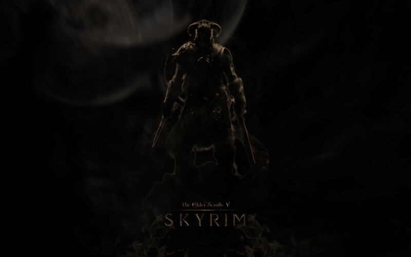 Silhouetted Warrior Figure