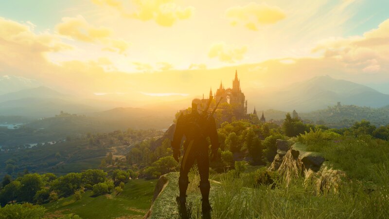 Silhouetted Warrior on Hill