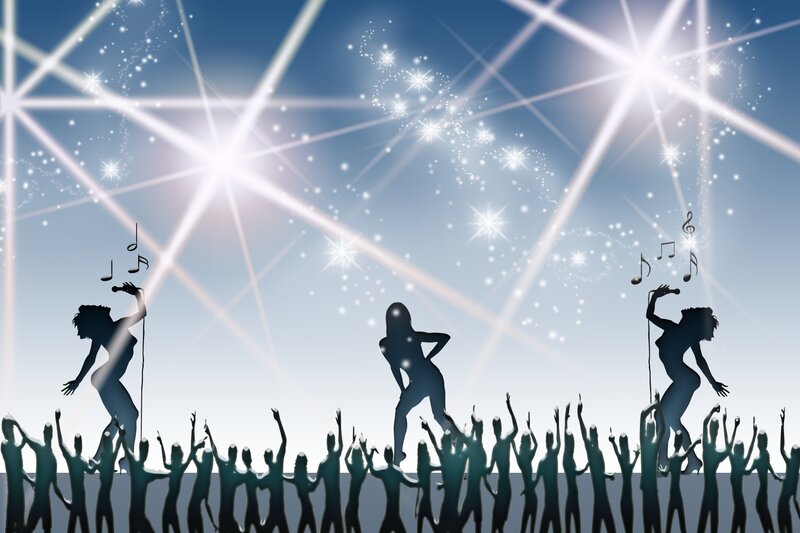 Silhouettes at Concert