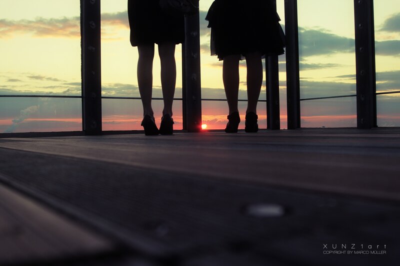 Silhouettes at sunset