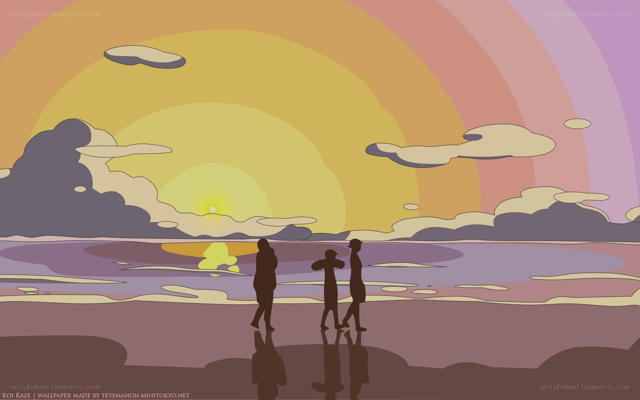 Silhouettes at sunset
