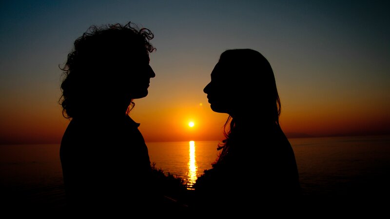 Silhouettes at sunset