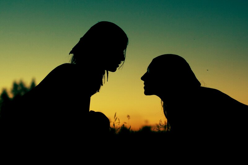 Silhouettes at sunset