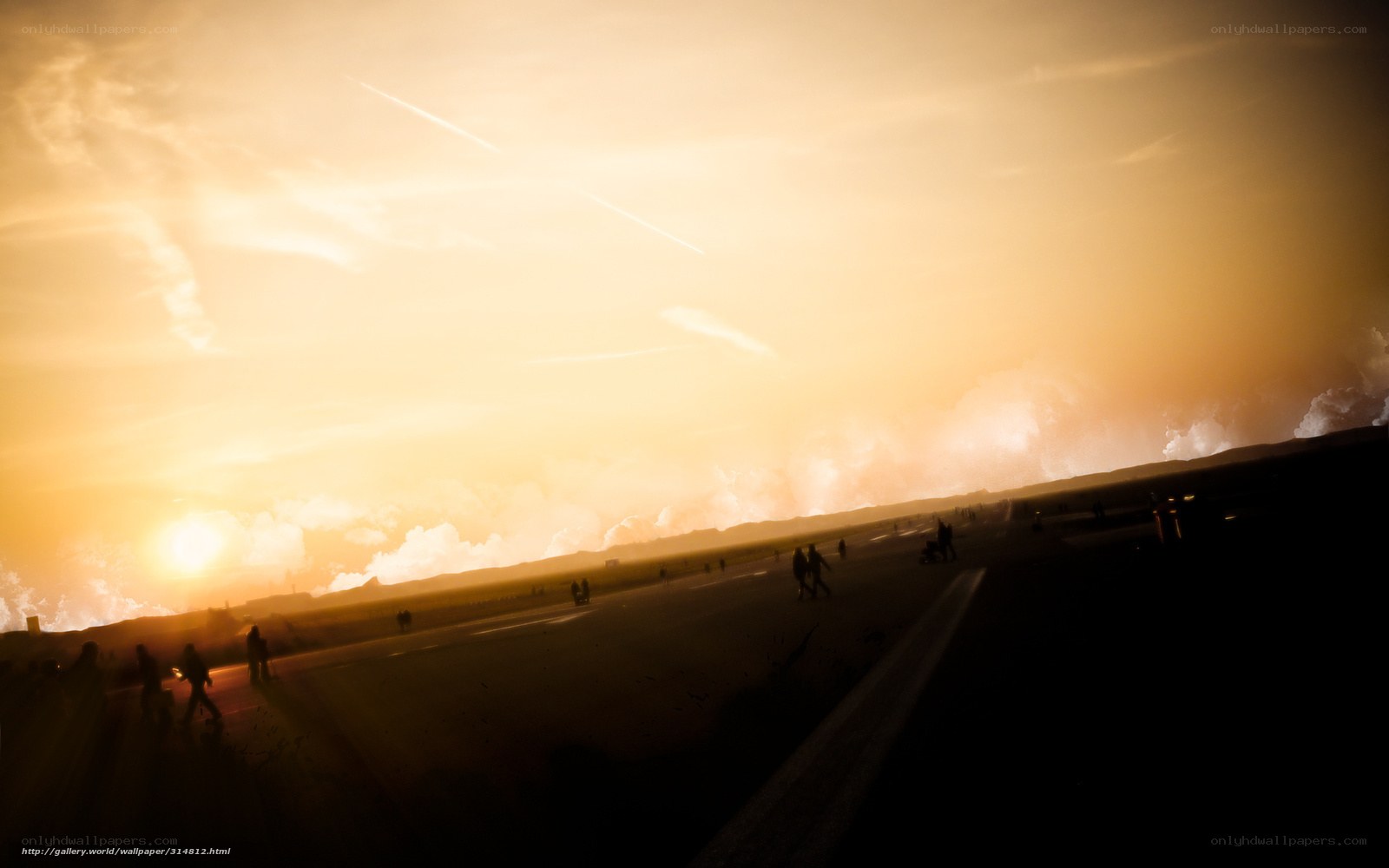 Silhouettes at Sunset